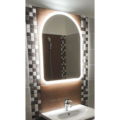 Fürdőszobai egyedi világító tükör