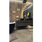 Fürdőszobai LED tükör félkör alakú