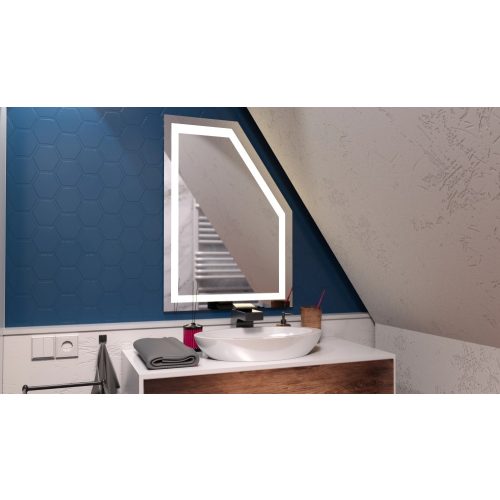 Led tükör tetőtérbe egyedi méretben