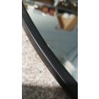 Fürdőszobai kerek érintő szenzoros LED tükör fekete kerettel