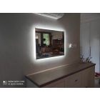 Ledes tükör 120x80 cm háttérviligítással