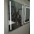 LED tükör két világító sáv 80x100 cm