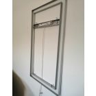 LED tükör 60x80 cm két világító sáv