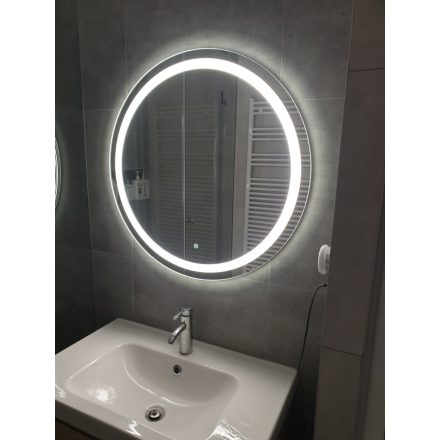 Fürdőszobai ledes tükör 80 cm