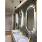 Ovális LED tükör ambient világítással